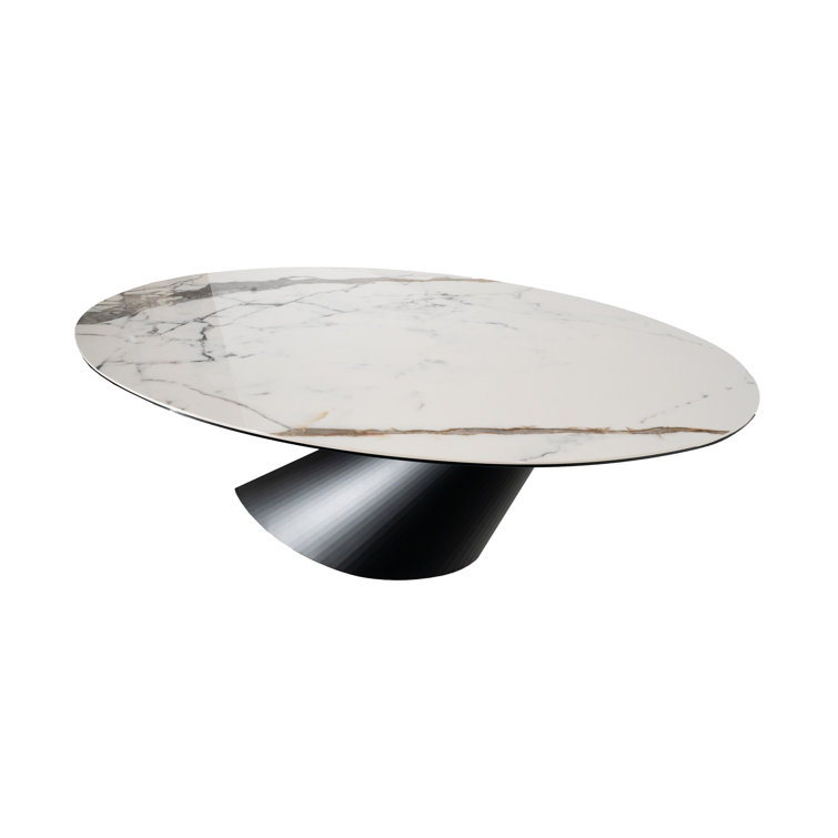 Ivy Bronx Hamtramck Oval 200Cm Dining Table Wayfair.co.uk